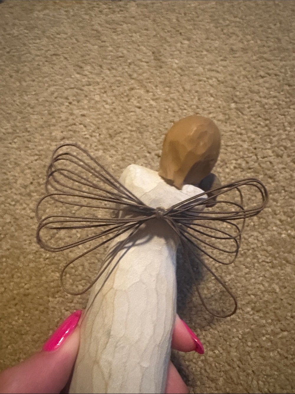 Willow Tree Cream and Neutral Angel Friendship Figurine - Picture 3 of 4